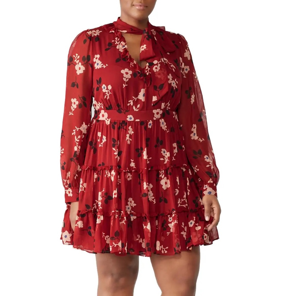 Kate Spade ♠️ camelia chiffon dress